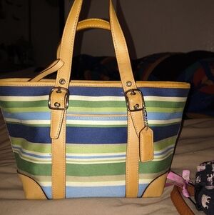 Vintage Coach Hamptons Small Tote Bag